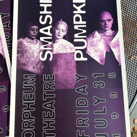 Vintage! Original Orpheum Theatre Smashing Pumpkins 1998 Tour Poster - Picture 1 of 3